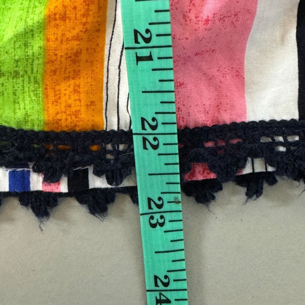 Crown & Ivy Multi Color Striped Boho Blouse... - Picture 13 of 13